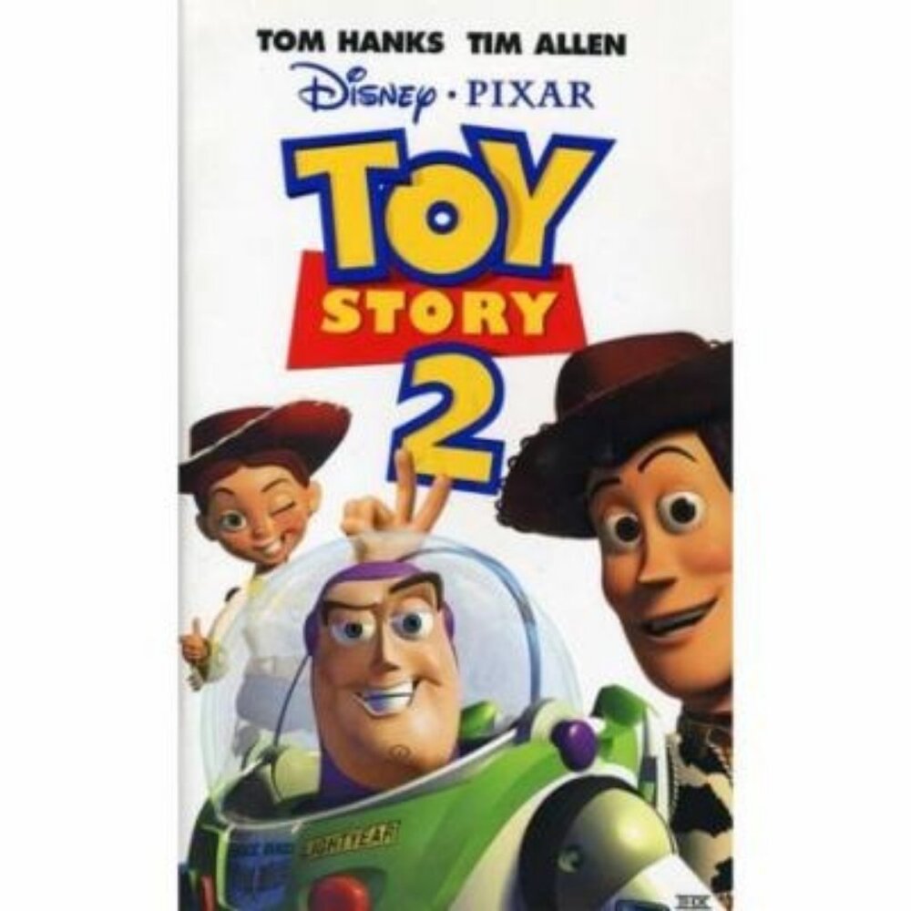 Toy Story 2 (1999) Disney Pixar VHS Tom Hanks Tim Allen Classic Animation